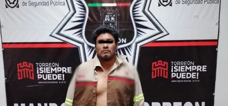 Detenido por golpear a su pareja