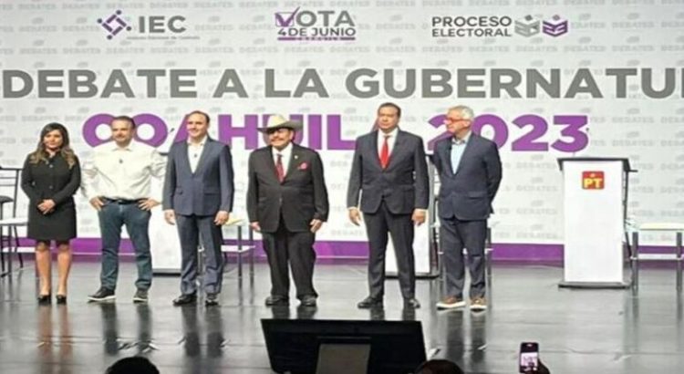 Primer debate de candidatos a la gubernatura; Coahuila