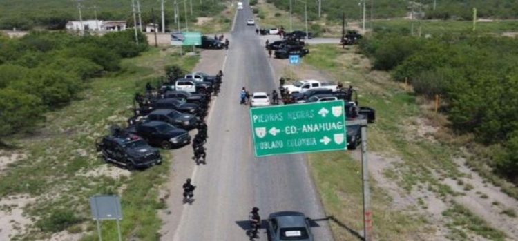 Operativo de seguridad en carreteras con estados violentos