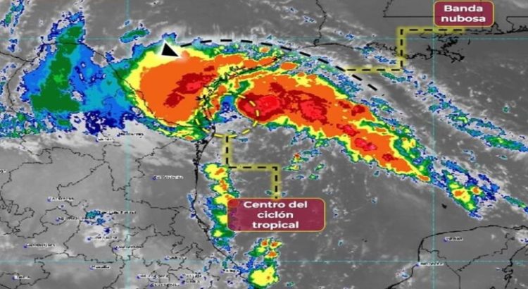 Tormenta tropical Harold impactará Tamaulipas, Nuevo León y Coahuila