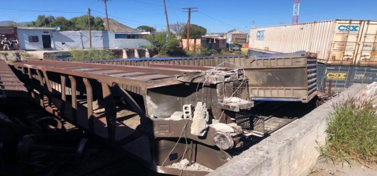 Se descarrila tren en zona en Coahuila