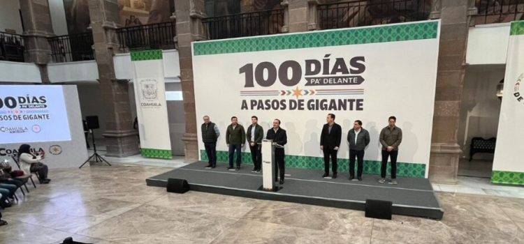 Presenta el programa de inversión de 100 días para Coahuila
