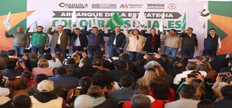 Con obras sociales, Manolo Jiménez avanza a pasos de Gigante en Coahuila