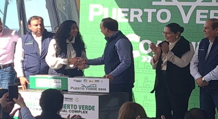 Se coloca la primera piedra del Complejo Industrial Binacional Puerto Verde en Nava