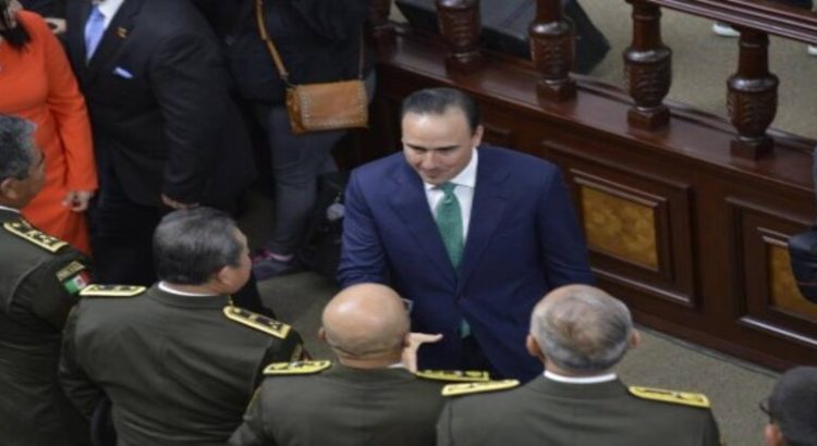 Manolo Jiménez respeta, reconoce y honra al Ejército Mexicano