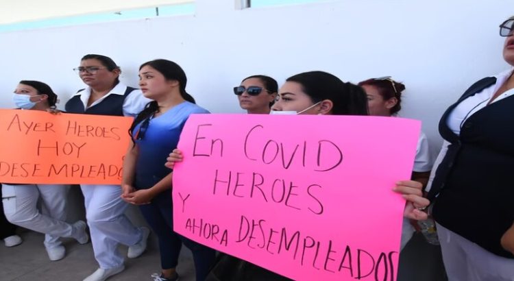 Protestas de personal con contratos Insabi, IMSS Coahuila