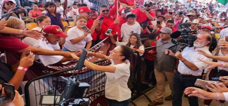 La candidata Claudia Sheinbaum visita Coahuila: “Vamos a vencer al PRI más corrupto”