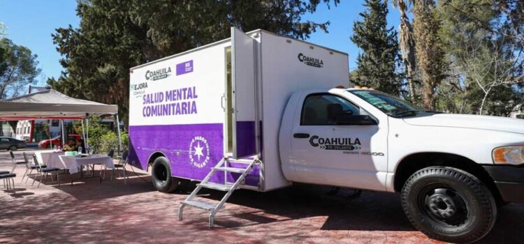La unidad móvil de salud mental recorre todo Coahuila
