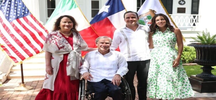 Manolo Jiménez gobernador de Coahuila inicia gira por EU y se reúne con el gobernador de Texas