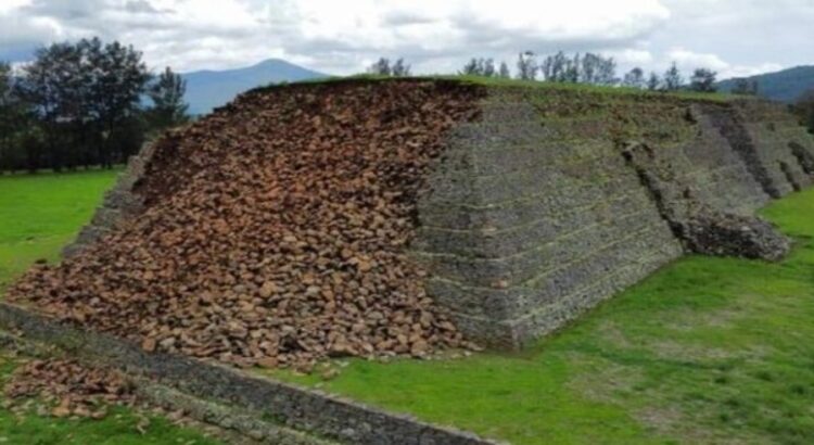 Colapsa pirámide en Ihuatzio, Michoacán