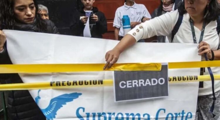 Trabajadores de la SCJN se suman al paro en protesta por la reforma judicial