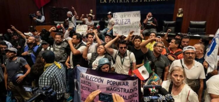 «La reforma va»: el Senado avala elección popular de jueces en medio de protestas