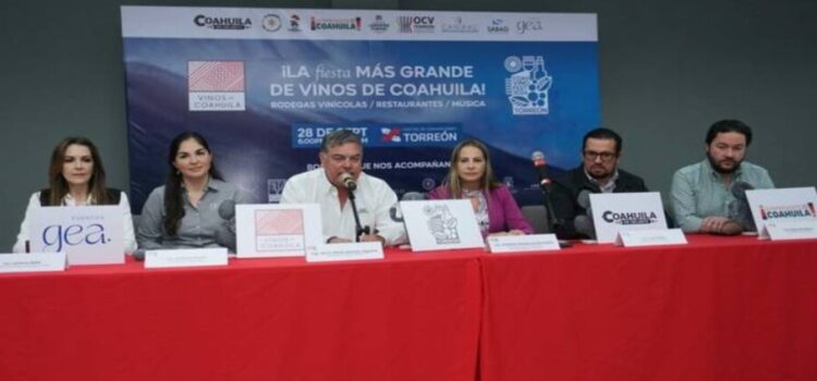 Se realiza el COAHVINO Fest 2024 en Torreón como parte de la celebración del Día Estatal del Vino