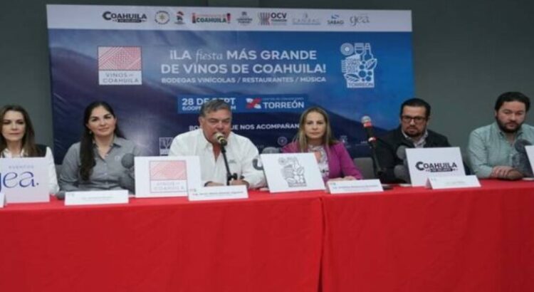 Se realiza el COAHVINO Fest 2024 en Torreón como parte de la celebración del Día Estatal del Vino