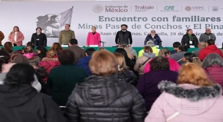Se da la primera reunión de Sheinbaum con las familias de los mineros en Coahuila
