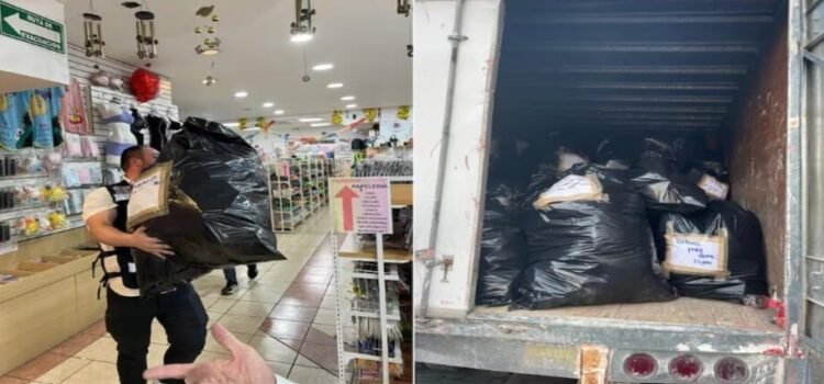 En el estado de Coahuila incautan 35 mil productos ilegales