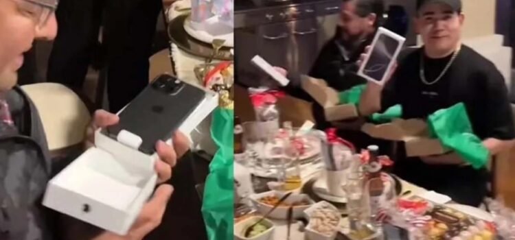 [VIDEO] Jefa sorprende a sus empleados con un iPhone 16 Pro Max