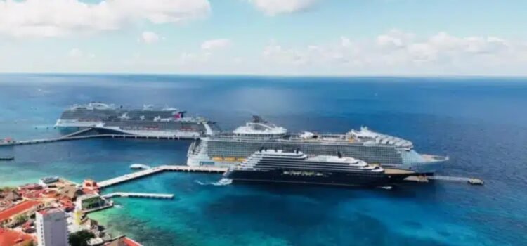 Incrementa arribo de cruceros a Quintana Roo en las primeras semanas del año Incrementa arribo de cruceros a Quintana Roo en las primeras semanas del año
