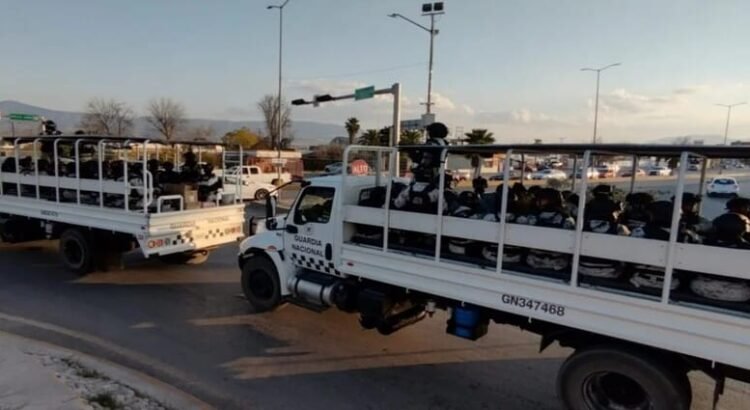 Un total de mil 800 elementos estatales y federales en la frontera del estado de Coahuila con Texas