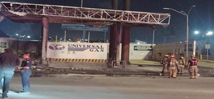 Una fuerte explosión de una gasera deja tres lesionados en Coahuila