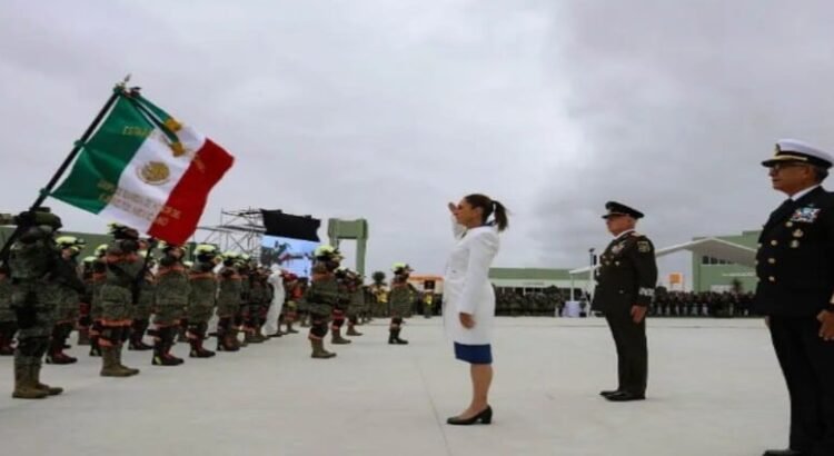 La presidenta Claudia Sheinbaum resaltó la labor de Coahuila en conformación del Ejército mexicano