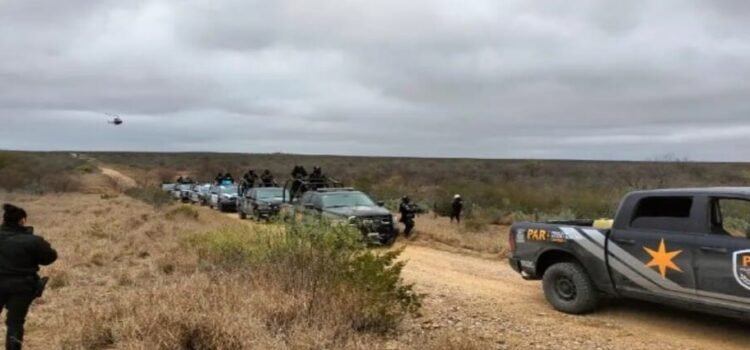 En el estado de Coahuila se realizó un operativo para blindan brechas y caminos rurales