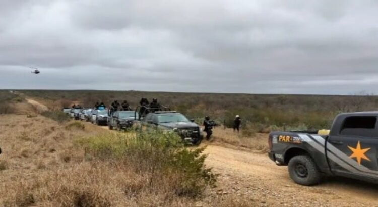 En el estado de Coahuila se realizó un operativo para blindan brechas y caminos rurales