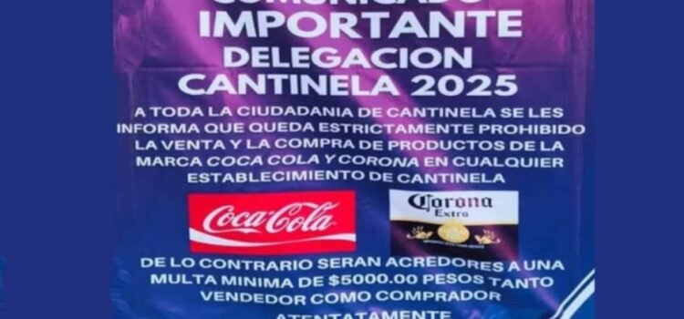 En este pueblo no se puede vender ni comprar Coca-Cola o Corona