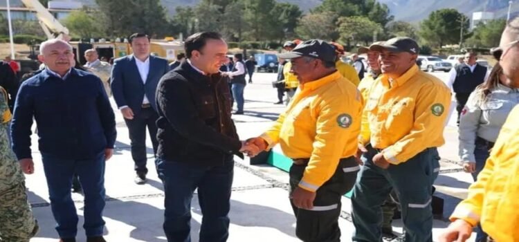El estado de Coahuila refuerza el combate de incendios forestales con brigadistas