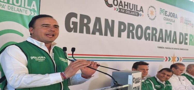 El gobernador Manolo Jiménez menciona que hay inversiones grandes de empresas americanas en Coahuila