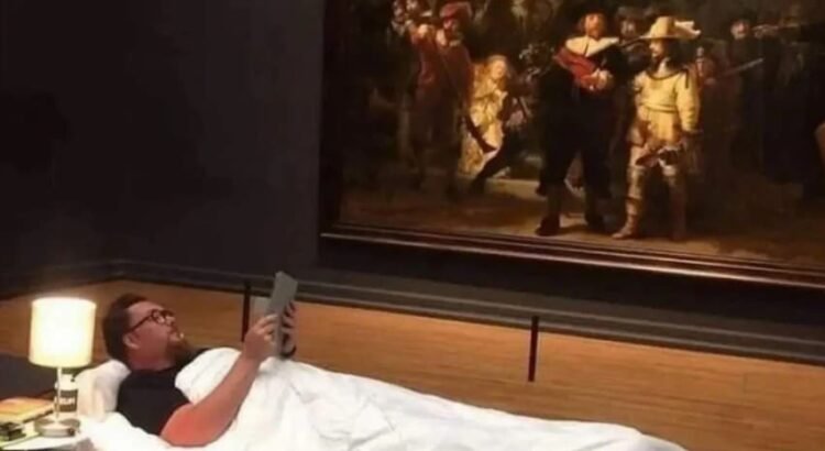 Literalmente, profesor de arte pasó una noche en el museo Literalmente, profesor de arte pasó una noche en el museo