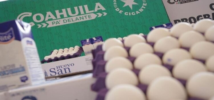 El estado de Coahuila cierra la distribución del programa de huevo y leche en 38 municipios