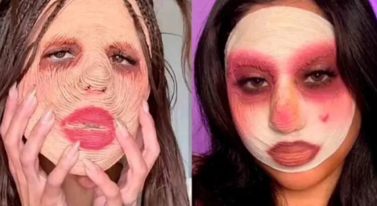 La nueva tendencia en belleza femenina: el “maquillaje de hilo”