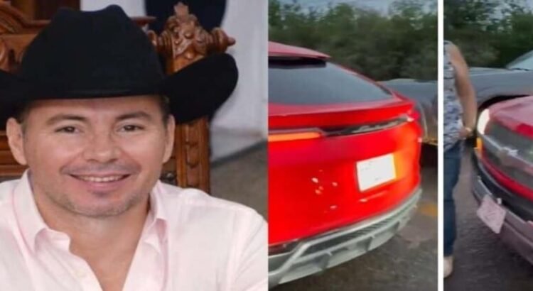 El diputado del PT en el estado de Coahuila choco un Lamborghini de 6 millones de pesos
