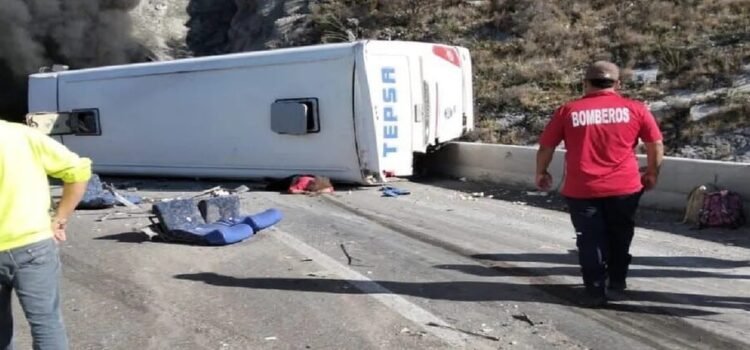 En total 3 víctimas después de un accidente en la carretera de Coahuila