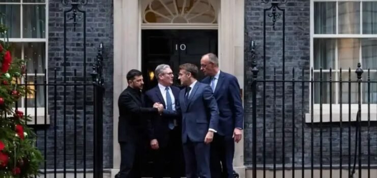 Afinan líderes europeos y Ucrania propuesta de plan de paz para enviar a Estados Unidos